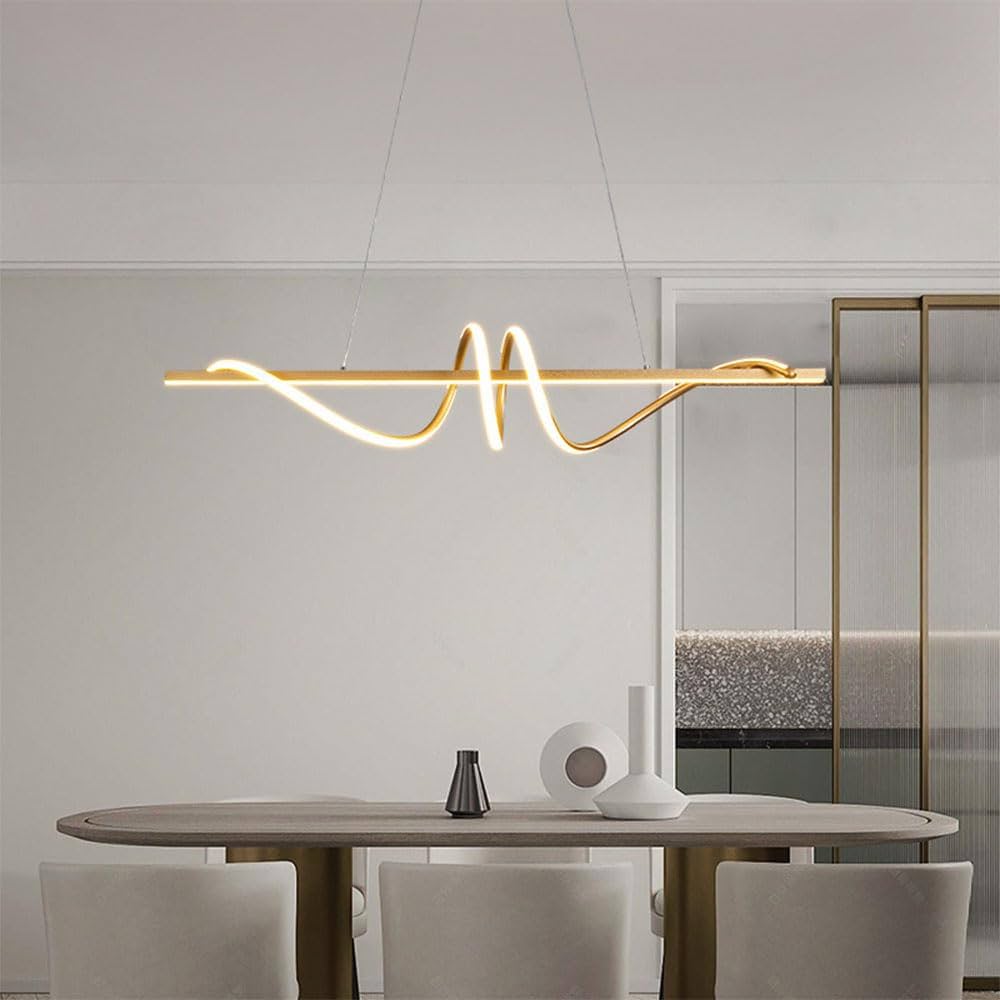 Lara Modern Luxury LED Minimalist Ceiling Light - Taklampa (Gold) – Exklusiv belysning från Lumixy