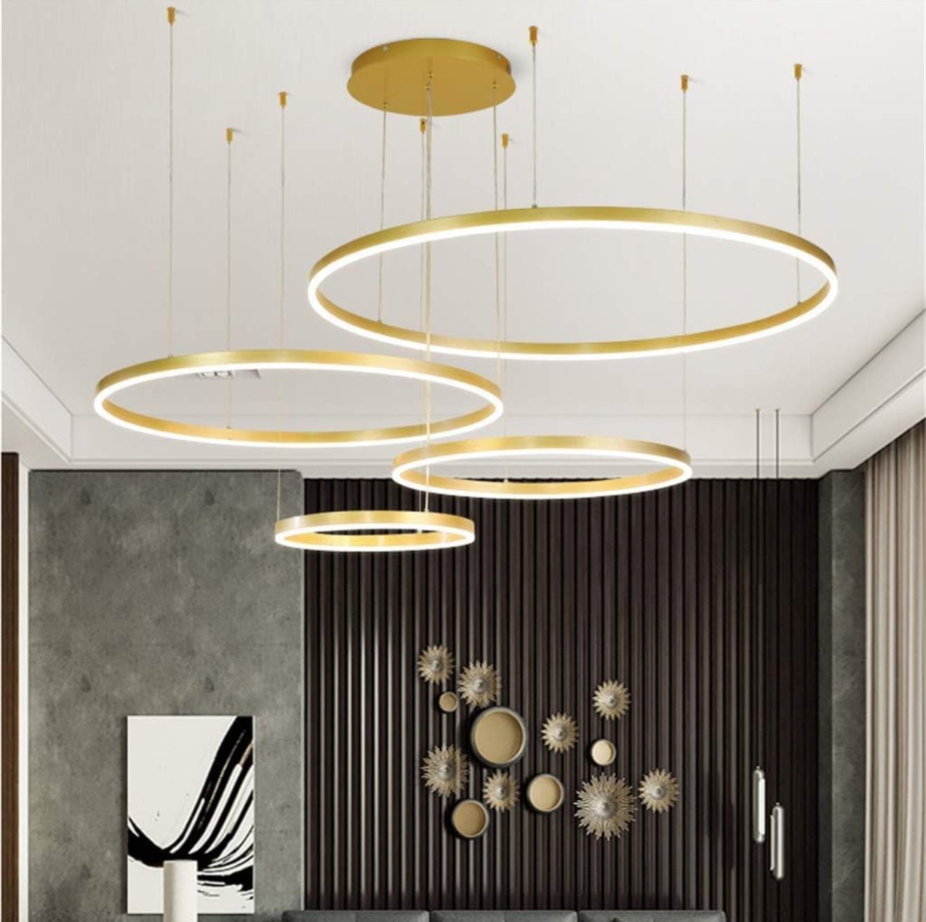 Lumi Rings Modern Luxury Minimalistic Ceiling Light – Exklusiv belysning från Lumixy