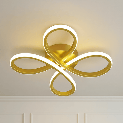 Novelle Modern Luxury LED Flush Month Light - Taklampa (Gold) – Exklusiv belysning från Lumixy