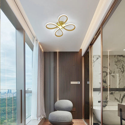 Novelle Modern Luxury LED Flush Month Light - Taklampa (Gold) – Exklusiv belysning från Lumixy