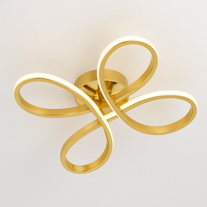 Novelle Modern Luxury LED Flush Month Light - Taklampa (Gold) – Exklusiv belysning från Lumixy