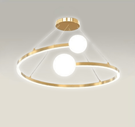 Orbital Modern Luxury LED Ceiling Light – Taklampa i Guld – Exklusiv belysning från Lumixy