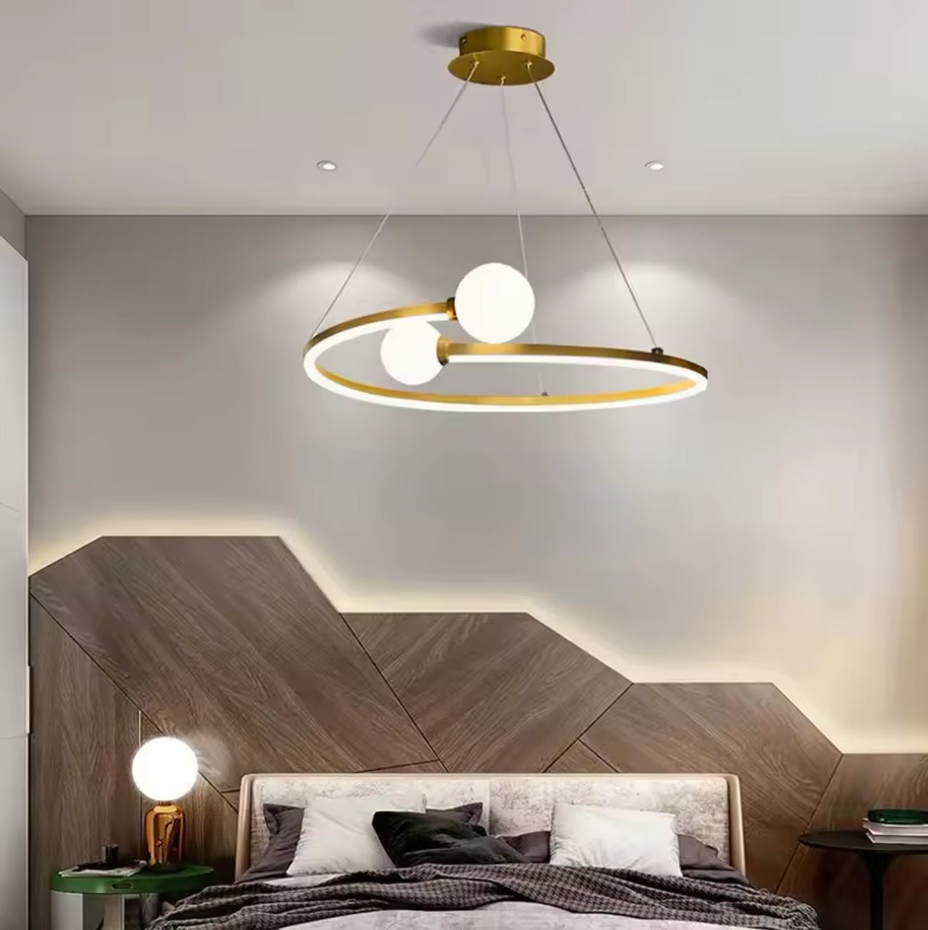 Orbital Modern Luxury LED Ceiling Light – Taklampa i Guld – Exklusiv belysning från Lumixy