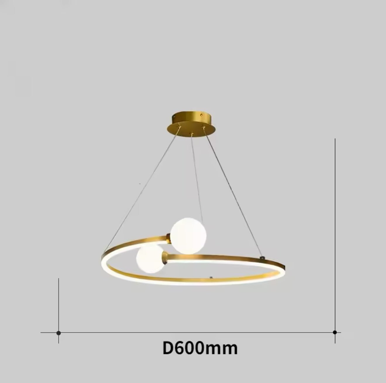 Orbital Modern Luxury LED Ceiling Light – Taklampa i Guld – Exklusiv belysning från Lumixy