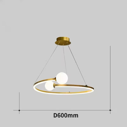Orbital Modern Luxury LED Ceiling Light – Taklampa i Guld – Exklusiv belysning från Lumixy