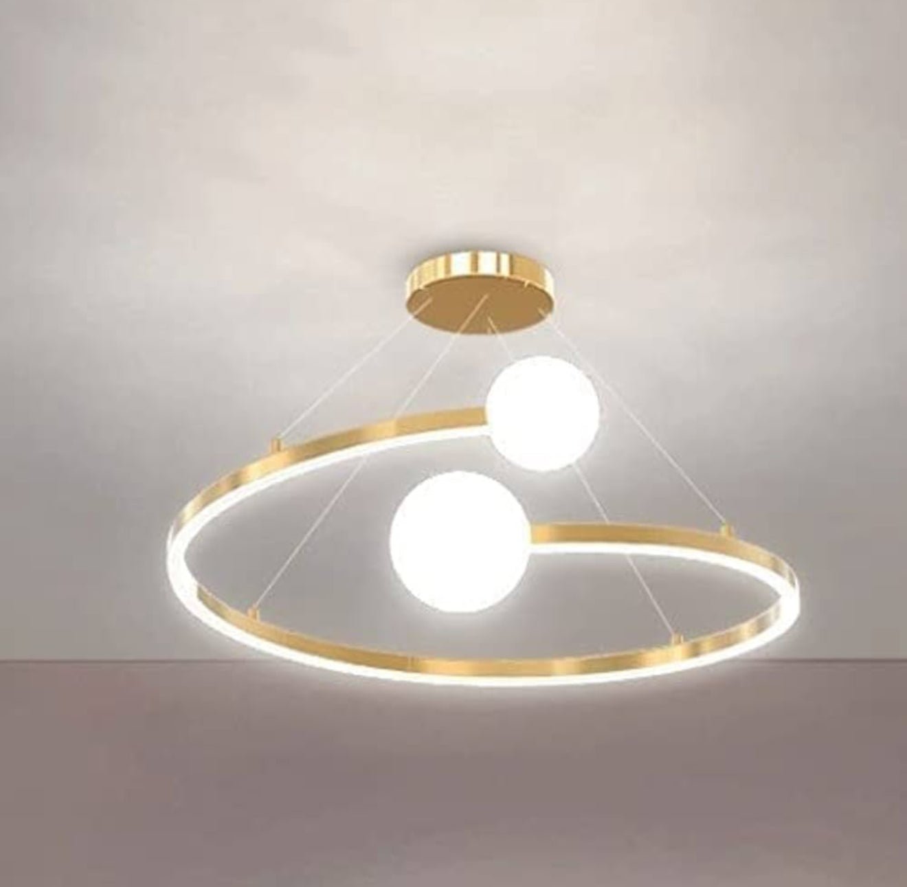 Orbital Modern Luxury LED Ceiling Light – Taklampa i Guld – Exklusiv belysning från Lumixy