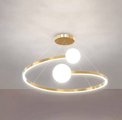 Orbital Modern Luxury LED Ceiling Light – Taklampa i Guld – Exklusiv belysning från Lumixy
