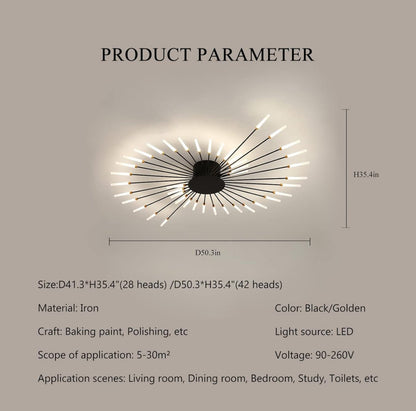 Radiance Modern Minimalistic Flush Mount Light – Exklusiv belysning från Lumixy