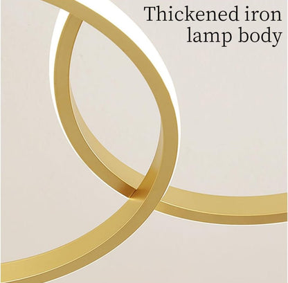 Rings Modern LED Luxury Ceiling Light – Taklampa (Gold) – Exklusiv belysning från Lumixy