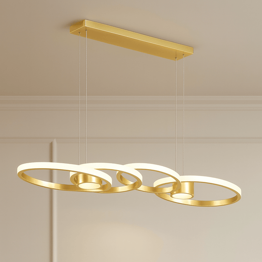 Rings Modern LED Luxury Ceiling Light – Taklampa (Gold) – Exklusiv belysning från Lumixy