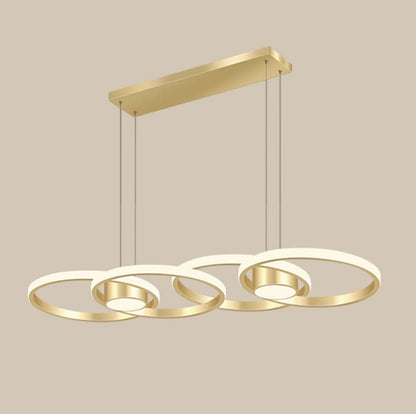 Rings Modern LED Luxury Ceiling Light – Taklampa (Gold) – Exklusiv belysning från Lumixy