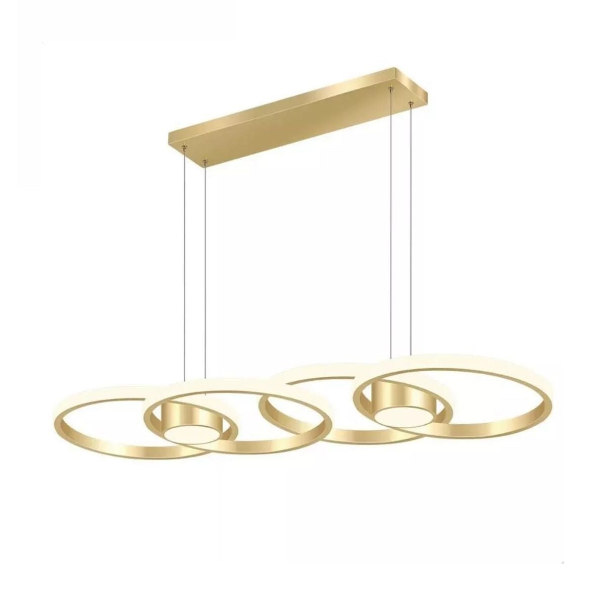 Rings Modern LED Luxury Ceiling Light – Taklampa (Gold) – Exklusiv belysning från Lumixy