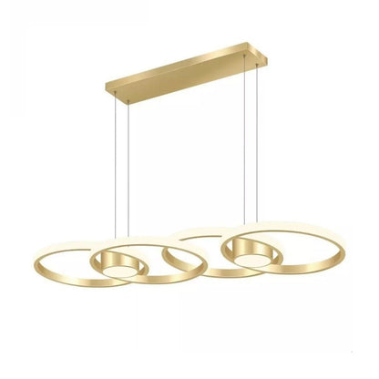 Rings Modern LED Luxury Ceiling Light – Taklampa (Gold) – Exklusiv belysning från Lumixy