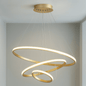 Soho Rings Modern LED Ceiling Light - Dimbar Taklampa (Guld) – Exklusiv belysning från Lumixy