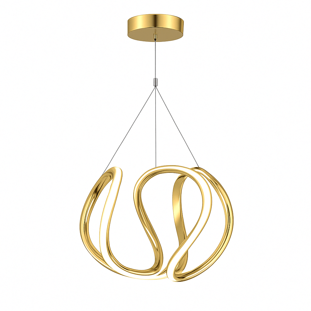 Superior Modern LED Luxury Ceiling Light – Taklampa (Gold) – Exklusiv belysning från Lumixy