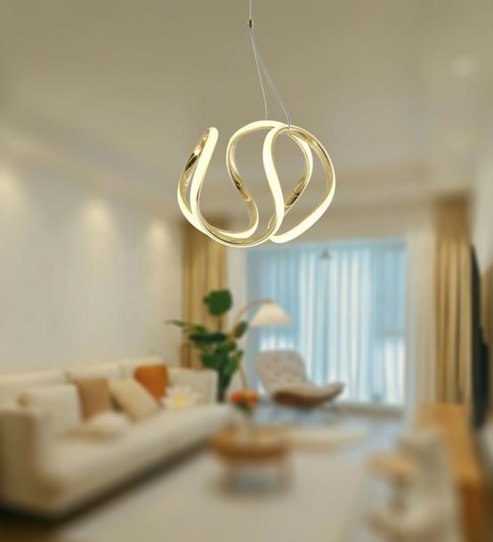 Superior Modern LED Luxury Ceiling Light – Taklampa (Gold) – Exklusiv belysning från Lumixy