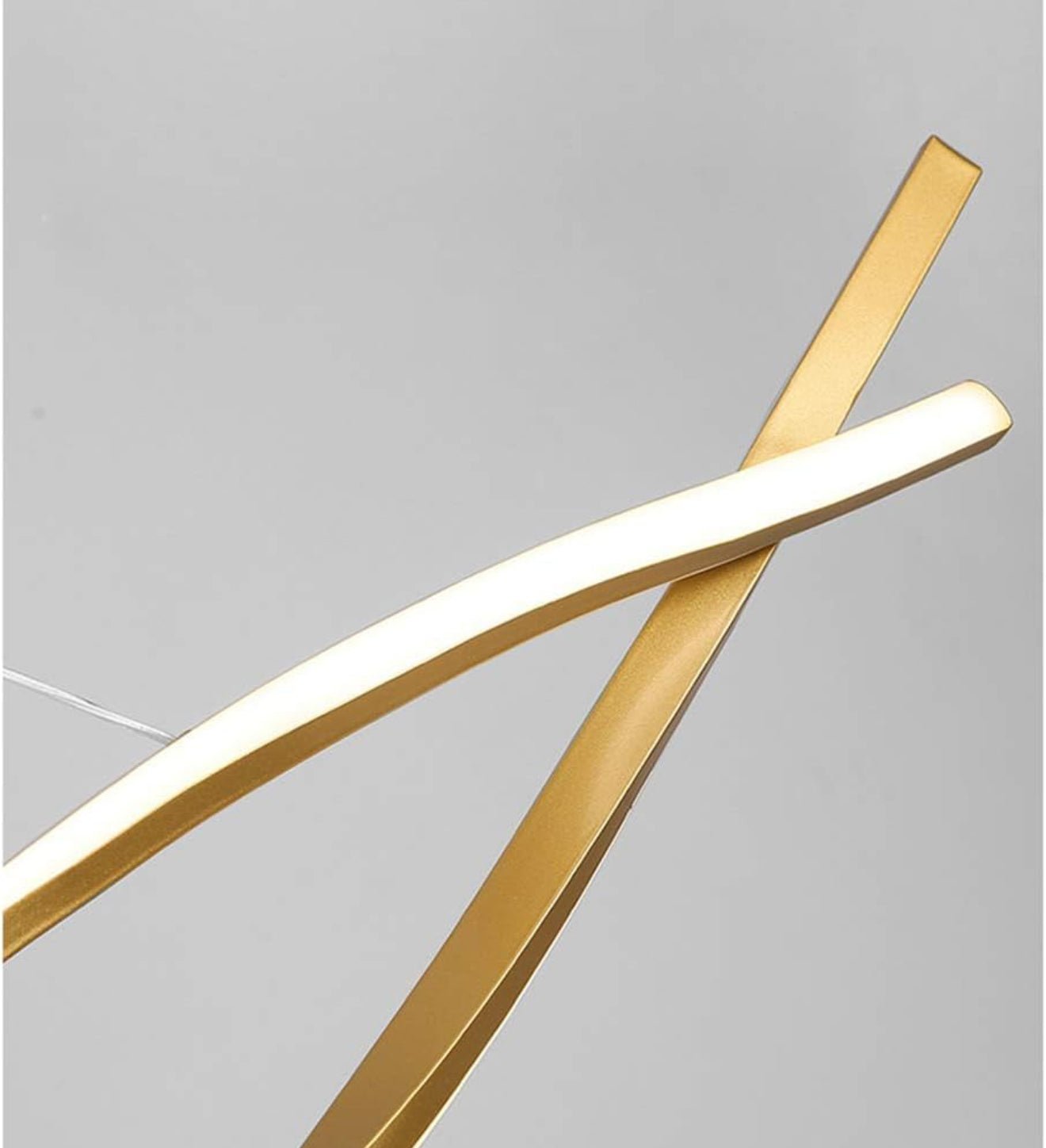Swirl Modern LED Luxury Minimalist Ceiling Light – Taklampa (Guld) – Exklusiv belysning från Lumixy