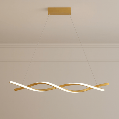 Swirl Modern LED Luxury Minimalist Ceiling Light – Taklampa (Guld) – Exklusiv belysning från Lumixy