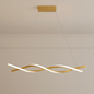 Swirl Modern LED Luxury Minimalist Ceiling Light – Taklampa (Guld) – Exklusiv belysning från Lumixy