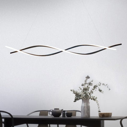 Swirl Modern LED Luxury Minimalist Ceiling Light – Taklampa (Guld) – Exklusiv belysning från Lumixy