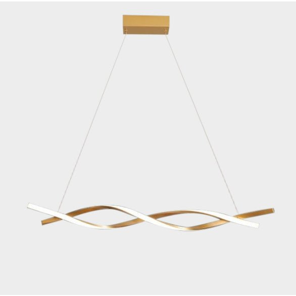 Swirl Modern LED Luxury Minimalist Ceiling Light – Taklampa (Guld) – Exklusiv belysning från Lumixy