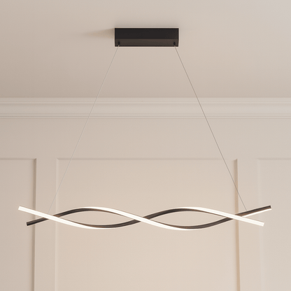 Swirl Modern LED Luxury Minimalist Ceiling Light – Taklampa (Matte black) – Exklusiv belysning från Lumixy