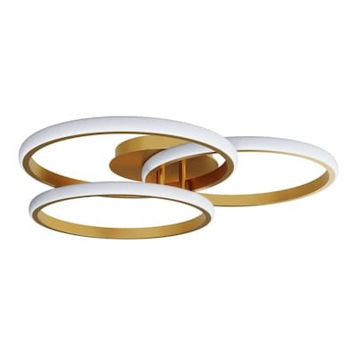 Triple Rings Modern LED Luxury Ceiling Light – Taklampa (Gold) – Exklusiv belysning från Lumixy