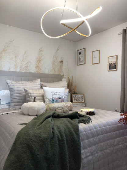 Twisted Modern LED Luxury Ceiling Light – Taklampa (Gold) – Exklusiv belysning från Lumixy