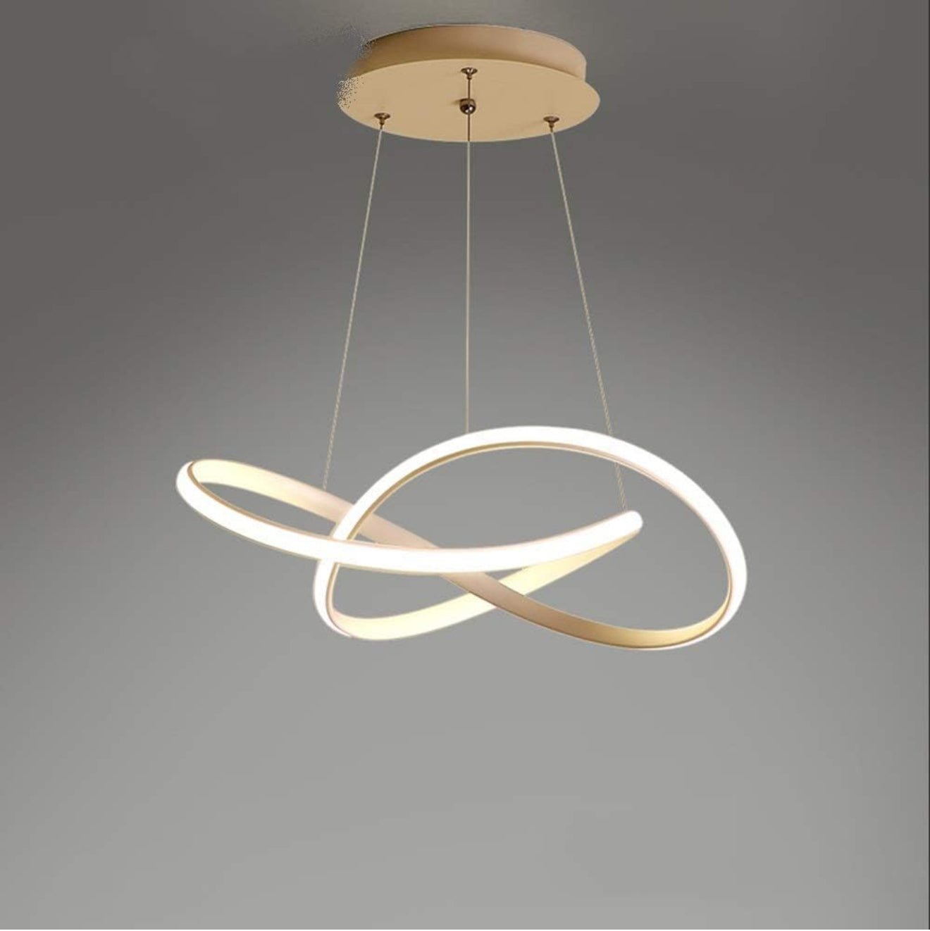 Twisted Modern LED Luxury Ceiling Light – Taklampa (Gold) – Exklusiv belysning från Lumixy