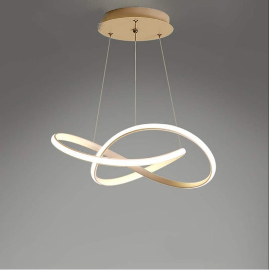 Twisted Modern LED Luxury Ceiling Light – Taklampa (Gold) – Exklusiv belysning från Lumixy